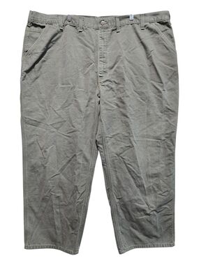 Carhartt B11 Moss Green Firm Duck Carpenter Dungaree Work Pants Men's Size 50x30